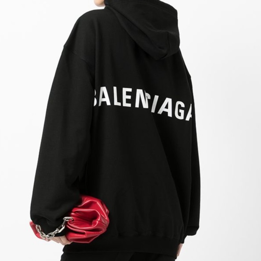 Balenciaga logo hoodie